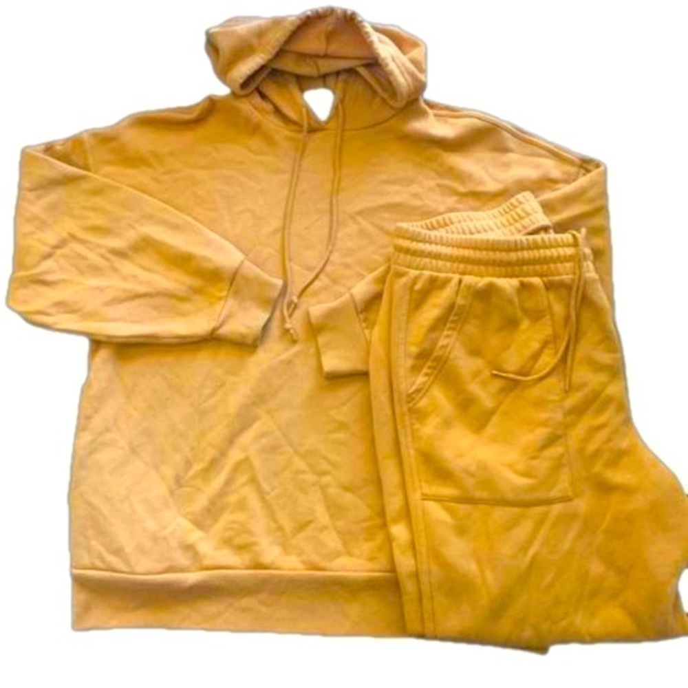 Universal Threads Brown Fleece Hooded Sweatsuit XXL
